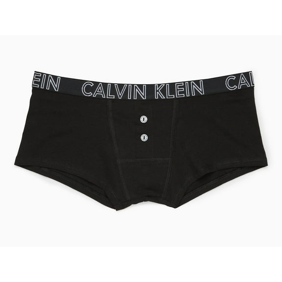 Calvin Klein Ultimate Cotton Boyshort, Black, Small