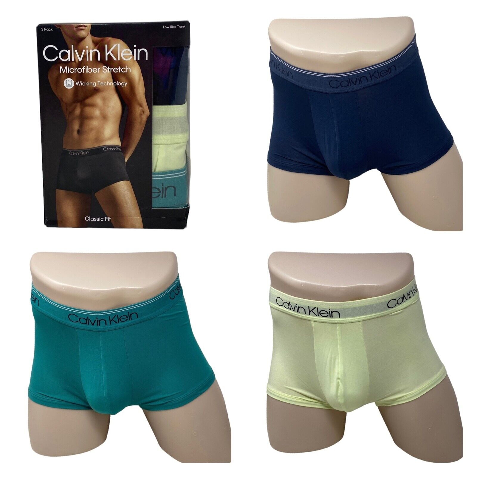 Classic microfibre briefs 3-pack, Calvin Klein