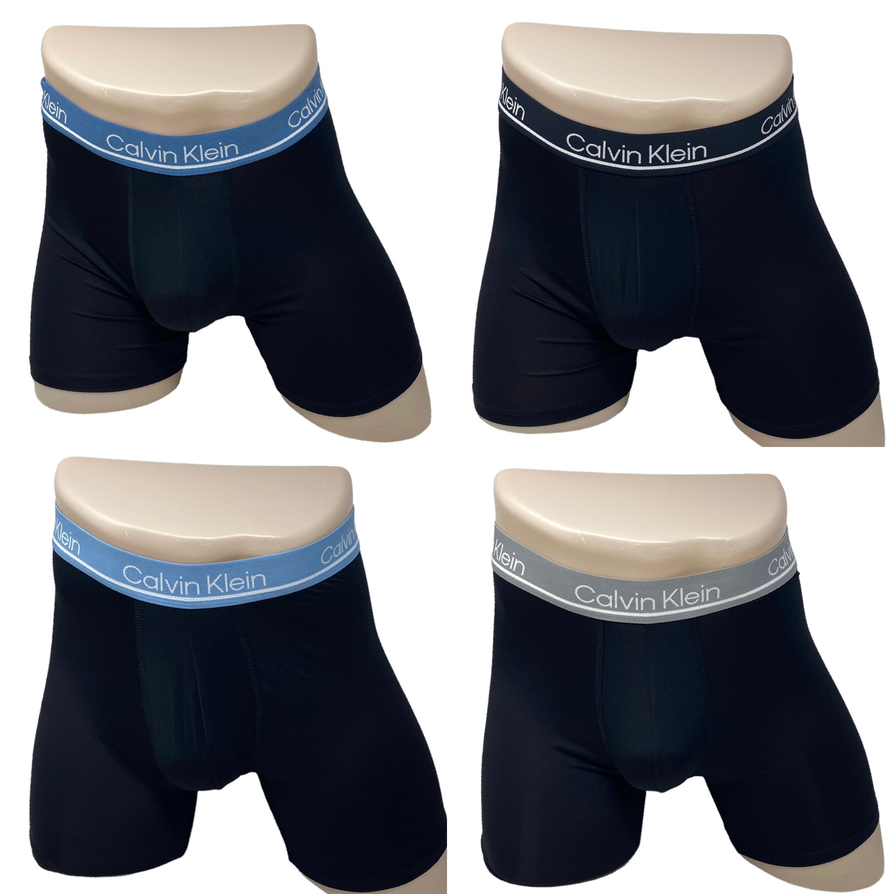 Calvin Klein Underwear 4 Pack Microfiber Boxer Brief Black NP24470004 