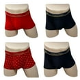 thumbnail image 1 of Calvin Klein Underwear 4 Pack Microfiber Low Rise Trunk Red Black NP26660600, 1 of 3