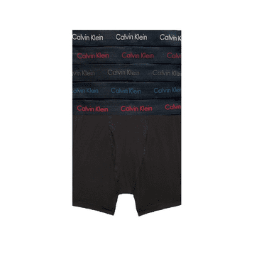 Calvin Klein Underwear 5 Pack Cotton Stretch Boxer Brief Black NB3395904