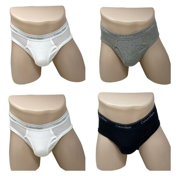 Calvin Klein Underwear Cotton Classic Fit 4 Pack Hip Brief Slip NB4004961