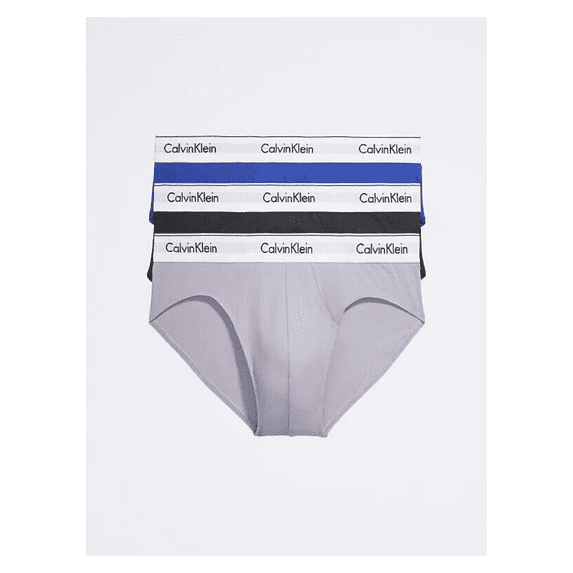 Calvin Klein NB2379940 Modern Cotton Stretch 3 Pack Hip Brief S