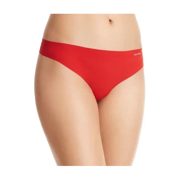 Calvin Klein Underwear Invisibles Thong Red D3428-642