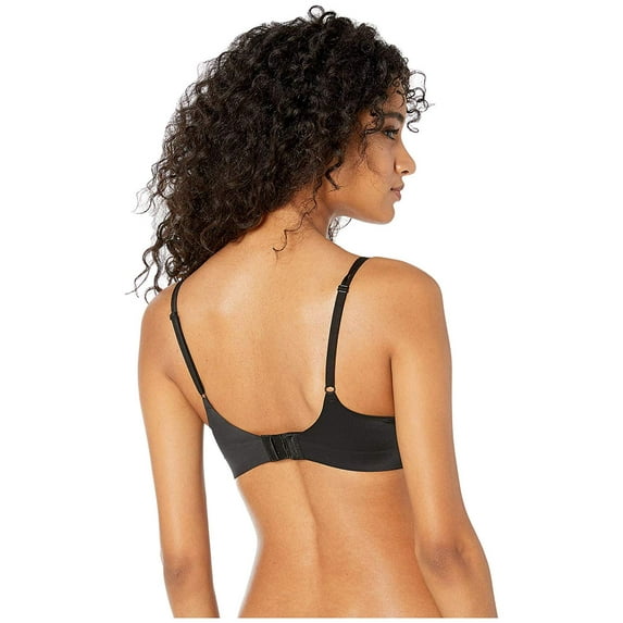 Calvin Klein Underwear Liquid Touch Push-Up Plunge Bra Black