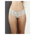 thumbnail image 1 of Calvin Klein Underwear Mid Rise Blur Logo Print Hips, Blur Logo Print+silver, XL, 1 of 2