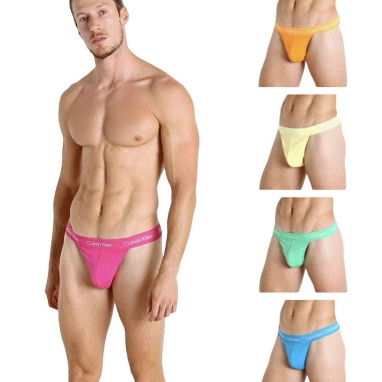 Calvin Klein Underwear Pride 5 Pack Cotton Stretch Thong Multi NB2778901 Walmart