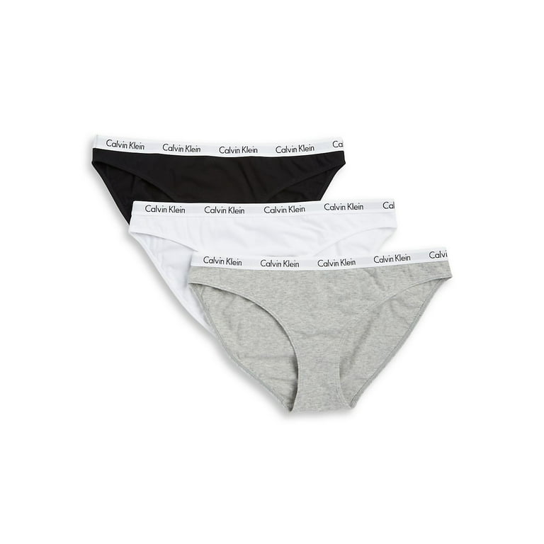 Calvin Klein Underwear Women's Carousel 3 Pack Panties, Multi, Large 