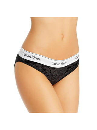 Calvin Klein Women's Pure Ribbed Hipster Panty, Black, X-Small at   Women's Clothing store