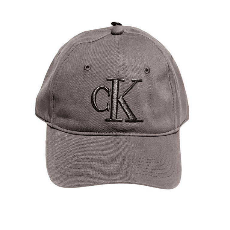 Calvin Klein Unisex Hat Cap CK Logo, Dark Gray, O/S