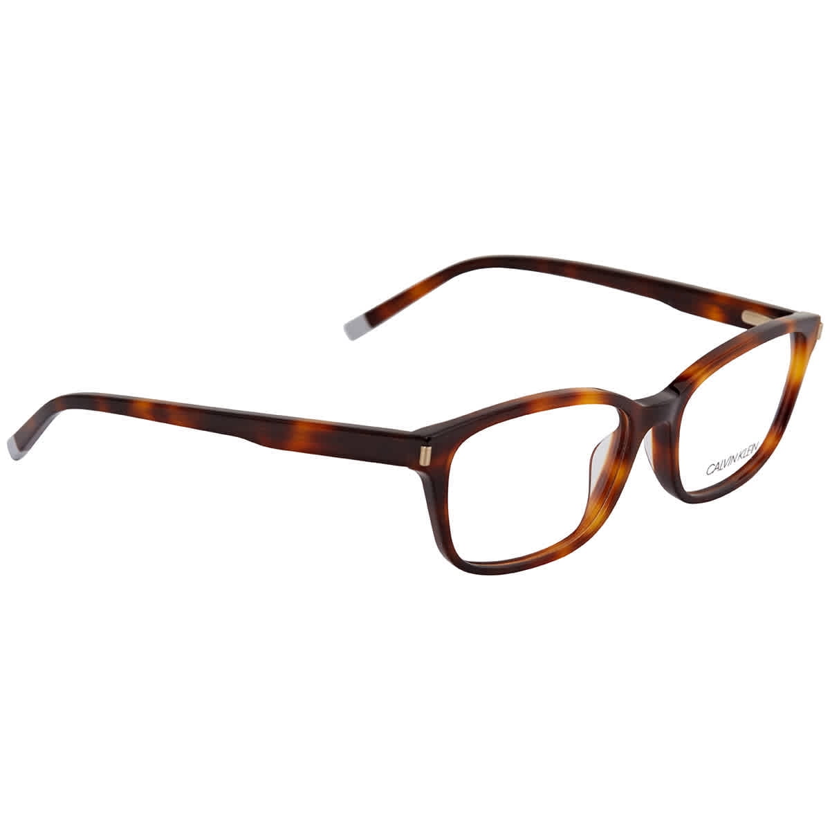 Calvin Klein Unisex Tortoise Square Eyeglass Frames CK6007 214 53