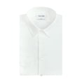 thumbnail image 1 of Calvin Klein Men's Slim Fit Non Iron Point Collar Dress Shirt White Size 15.5X34X35, 1 of 4