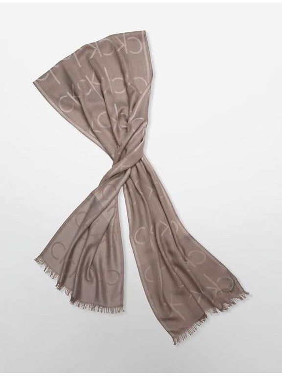 White Label Ombre Logo Scarf