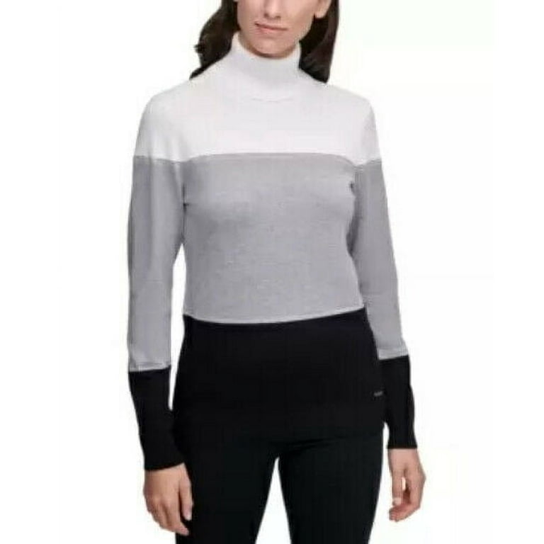 Calvin klein color block sweater new arrivals