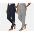 thumbnail image 1 of Calvin Klein Women's 2 Pack French Terry Joggers Size: XL, Color: Navy/Wolf Grey, 1 of 4