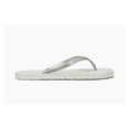 thumbnail image 1 of Calvin Klein Women's Bi-Color Logo Thong Sandal White Size 10, 1 of 2
