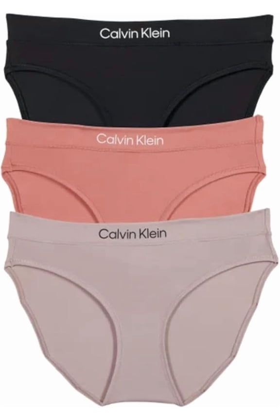 Womens Bikini Panties Comfortable Fit 3-Pack, Multi, Medium