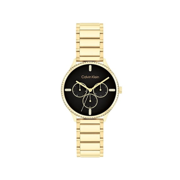 Calvin Klein Women's Black Dial Quartz Watch 25200371