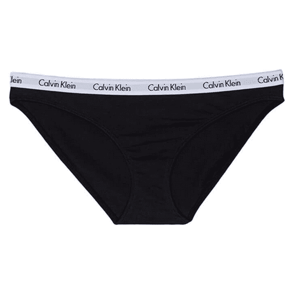Calvin Klein Women's Carousel Bikini 3 Pack, Black/Black/Black, Small