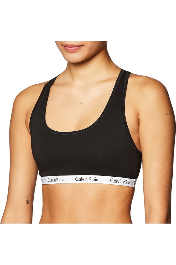 Women's Carousel Logo Bralette Large Black