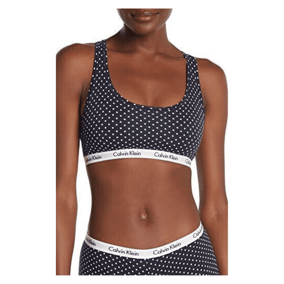 Calvin Klein Women`s Carousel Logo Bralette, Medium