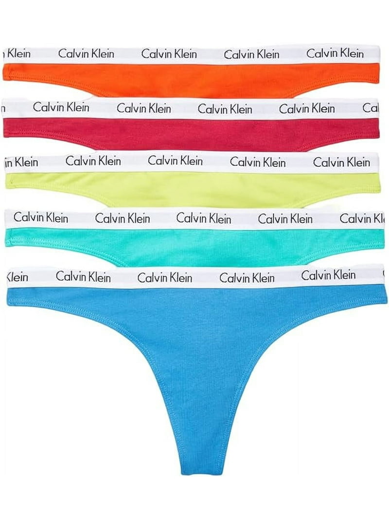Calvin Klein Women's Carousel Logo Pride Cotton Stretch Thong