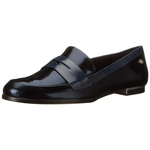 Calvin Klein Women's Celia Penny Loafer, Perla Nero, 7 M US