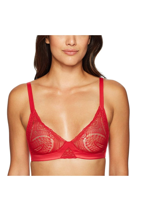 Womens Ck Black Triangle Bralette (Empower, XS)