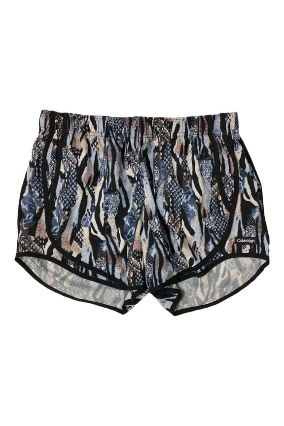 Women's Comfortable Fashion Print Running Short (Animal Mix Spray, XS)