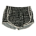 thumbnail image 1 of Calvin Klein Women's Comfortable Fashion Print Running Short (Black/White, XL), 1 of 2