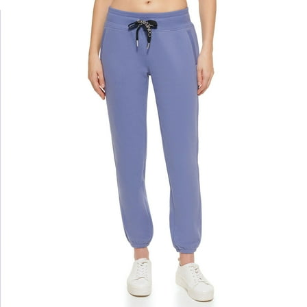 Calvin Klein Women's Comfortably Soft Fleece Jogger (Dusk, L)