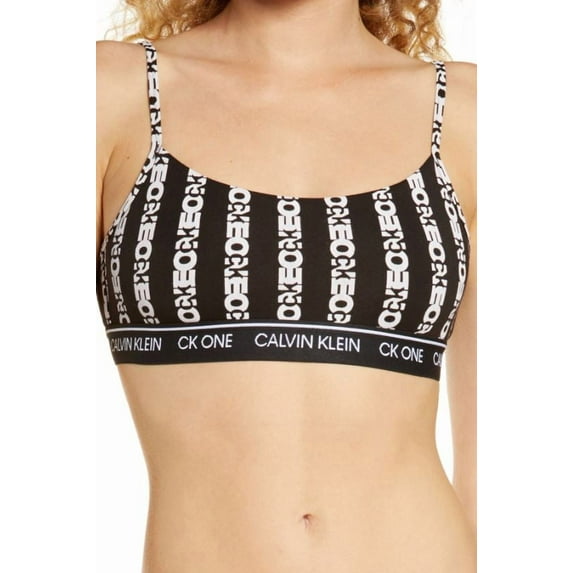 Calvin Klein Women's Cotton Unlined Bralette, Small