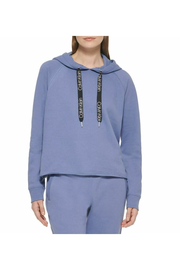 Women's Cozy Relaxed Fit Fleece Logo Hoodie (Dusk, XS)
