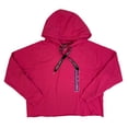 thumbnail image 1 of Calvin Klein Women's Cozy Relaxed Fit Fleece Logo Hoodie (Electric Pink, XXL), 1 of 1