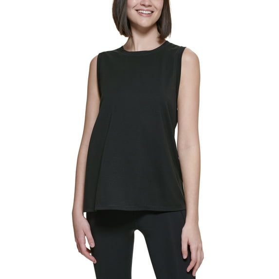 Calvin Klein Performance Womens Dropped Armhole Tank Top Black L