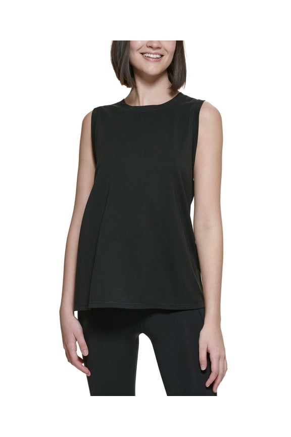 Performance Womens Dropped Armhole Tank Top Black L