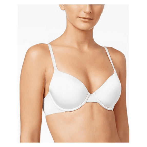 Calvin Klein Essence White Demi T-Shirt Bra, 32A