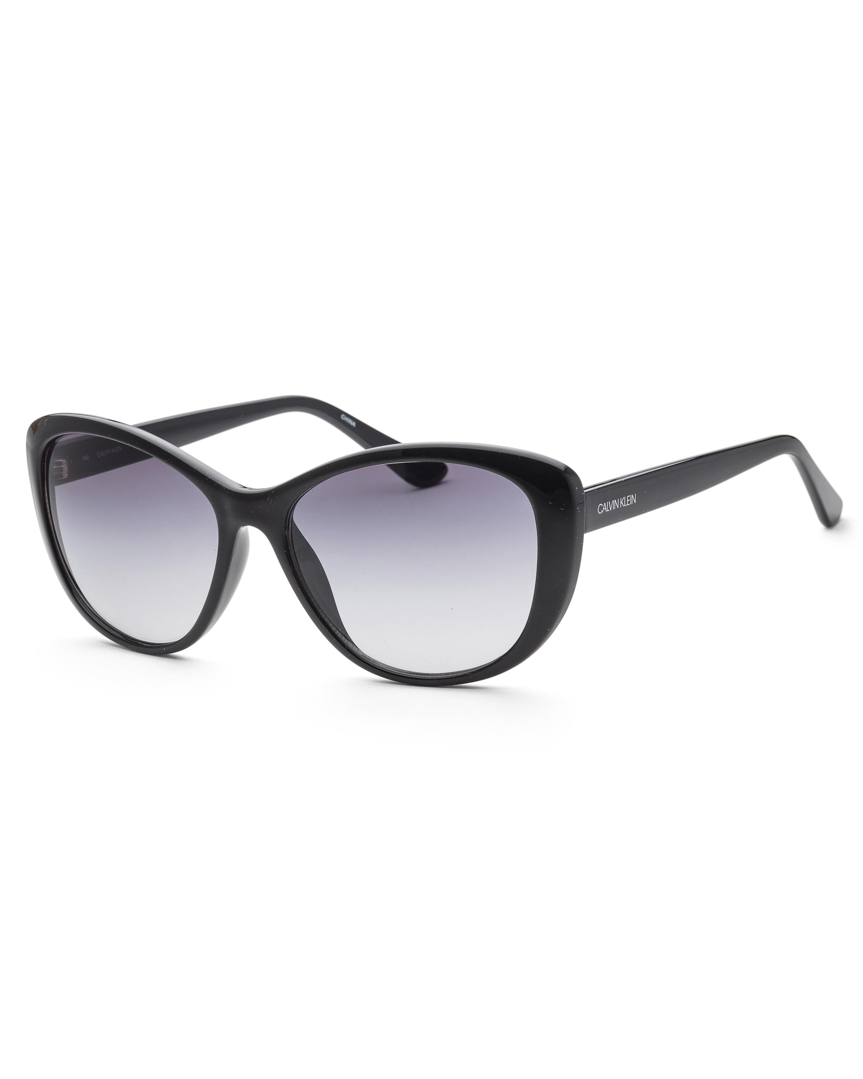 Calvin Klein Women's Fashion CK19560S-001 57mm Black Sunglasses