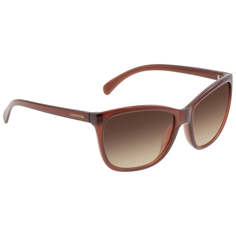 Calvin Klein Brown Gradient Square Ladies Sunglasses  display picture 2