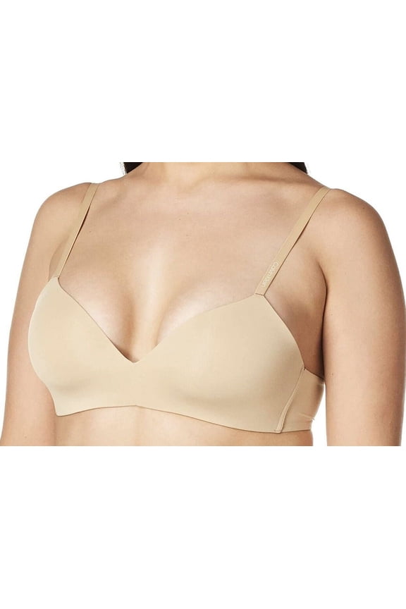 Women's Form Lightly Lined Demi Bra, Bare Size 38C-Nude