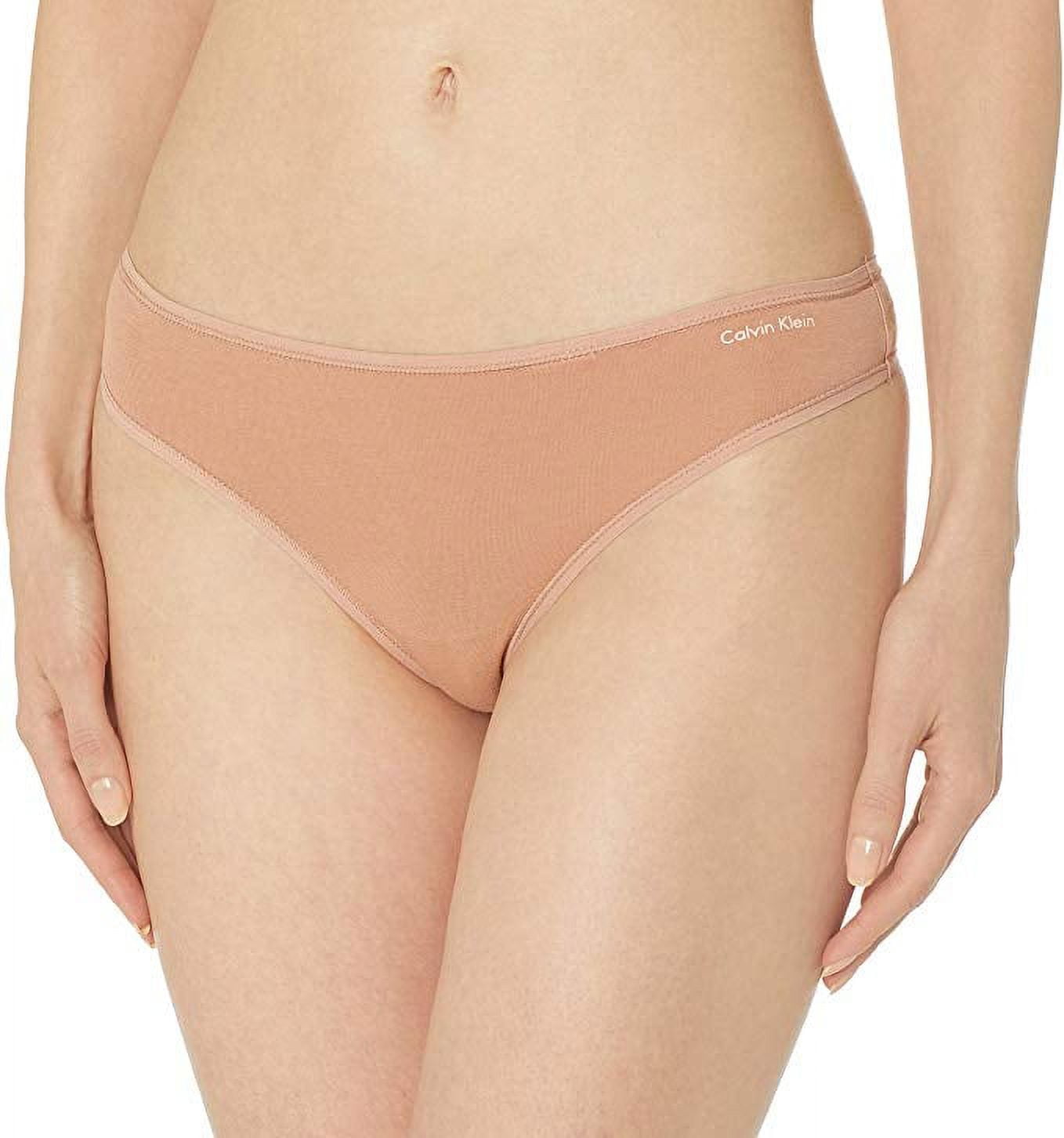 Calvin Klein Women s Form Thong Warm Camel Large NEW