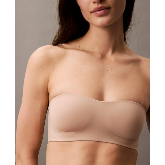 Calvin Klein womens Lightly Lined Bra, XL, Brown
