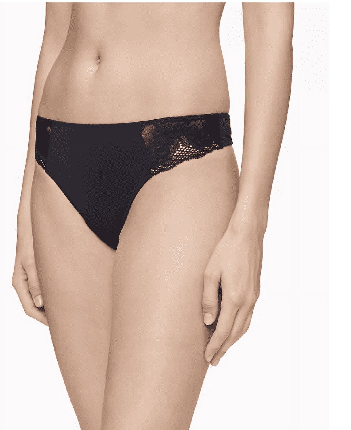 Calvin Klein Women's Hibiscus Lace Thong Underwear Panties Small