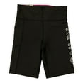 thumbnail image 1 of Calvin Klein Women's High Rise Fashion Print Bike Short (Black, XS), 1 of 9