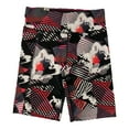 thumbnail image 1 of Calvin Klein Women's High Rise Fashion Print Bike Short (Geo Shift Berry, XXL), 1 of 1