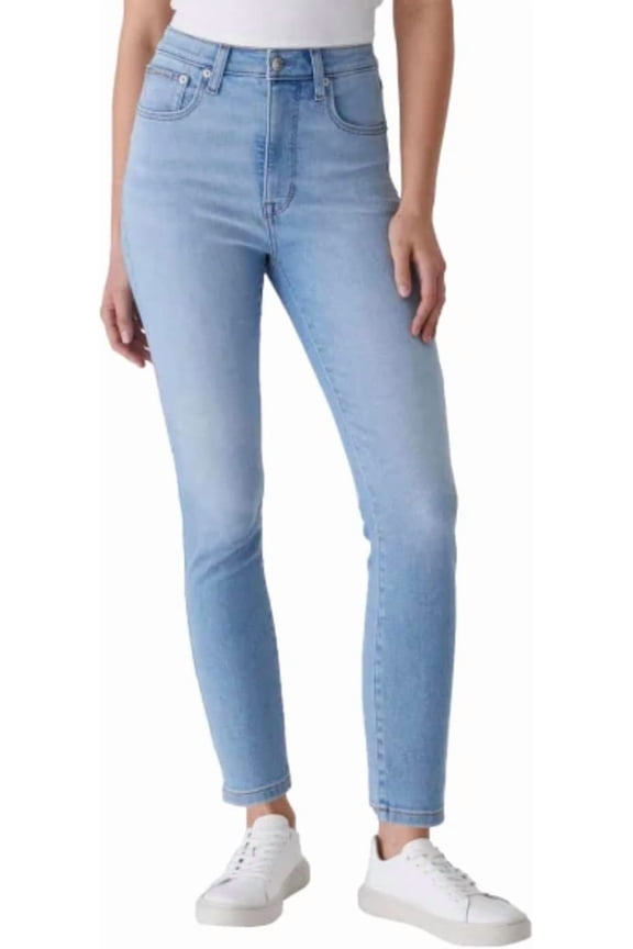 Women's High Rise Stretch Skinny Jean, Light Blue, 10