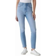 Calvin Klein Womens High Rise Stretch Skinny Jean, Light Blue, 8