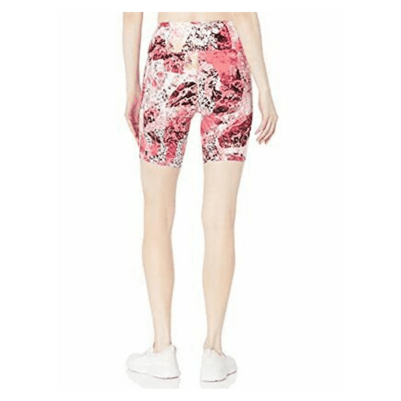 Calvin Klein Women's High Waist Bike Short 7” Inseam, Carbonate Berry, XXL