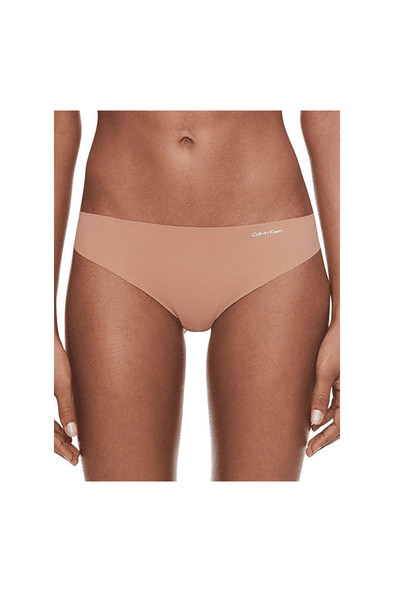 Women's Invisible Thong Panty, Sandalwood, XL.