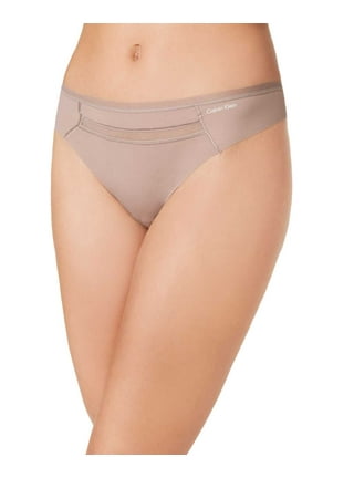 Calvin Klein Womens Ck One Cotton Thong Panty Multipants Large Grey Heather  